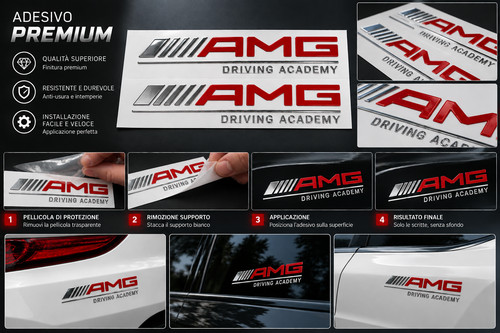 Set stemma adesivo amg - 2, "amg