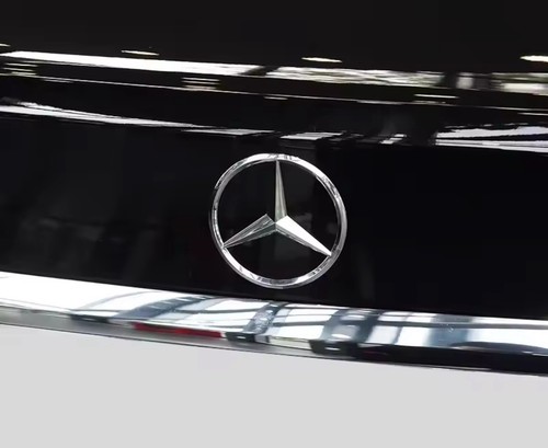 Stemma cofano mercedes cromato - stemma,